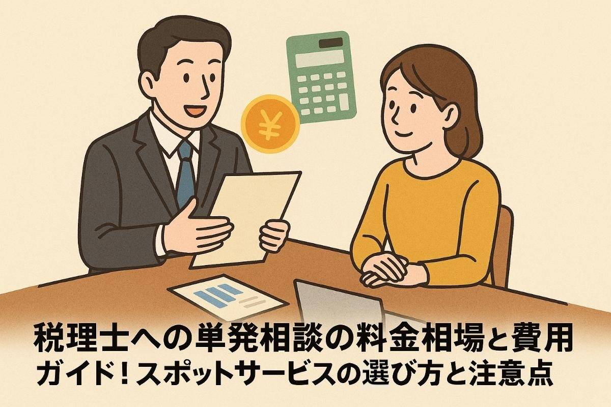 税理士への単発相談の料金相場と費用ガイド｜スポットサービスの選び方と注意点