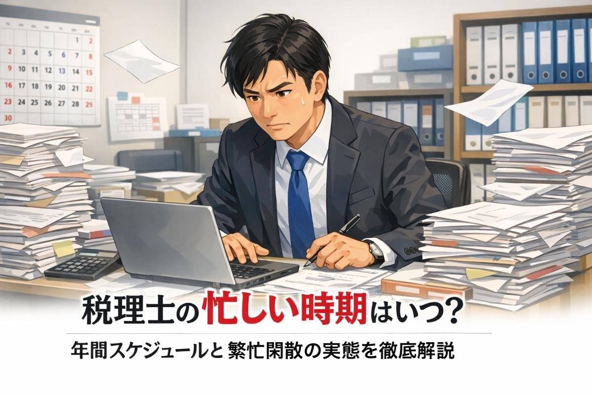 税理士の忙しい時期はいつ？年間スケジュールと繁忙閑散の実態を徹底解説